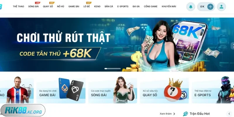 Tổng quan ưu điểm của link nhà cái Rik88